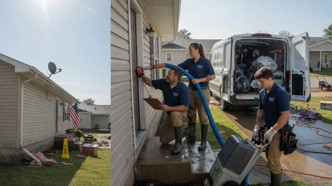 Ceiling Water Damage Restoration in Saint Peter, MN near me